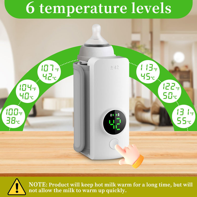 PORTABLE BABY BOTTLE WARMER – PERFECT MILK ANYWHERE!