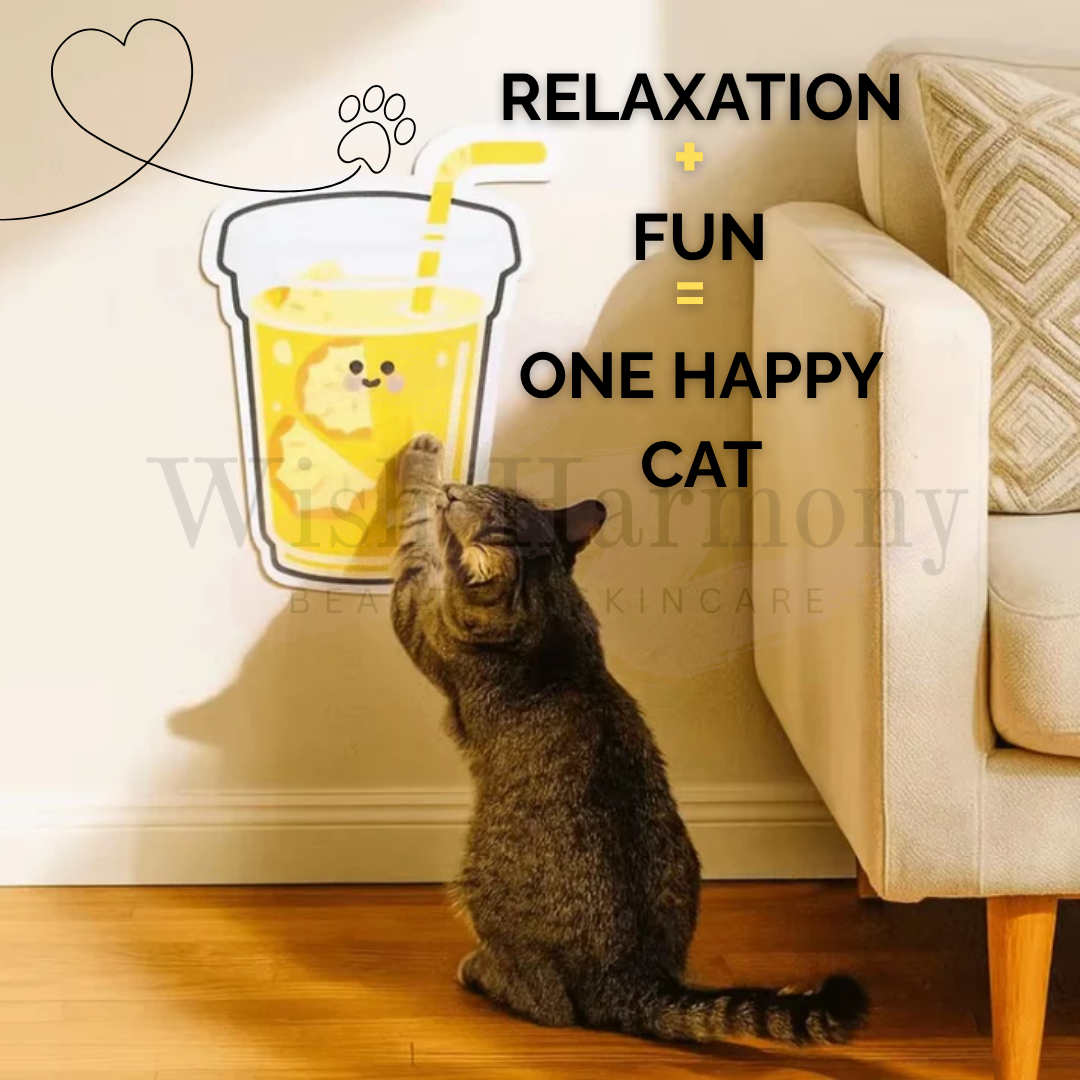 CLAWEASE – 3 WALL-MOUNTED CAT SCRATCH PAD