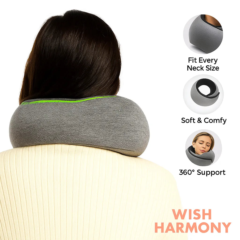 ✈️ CloudRest™ Travel Pillow – Comfort That Follows You Everywhere