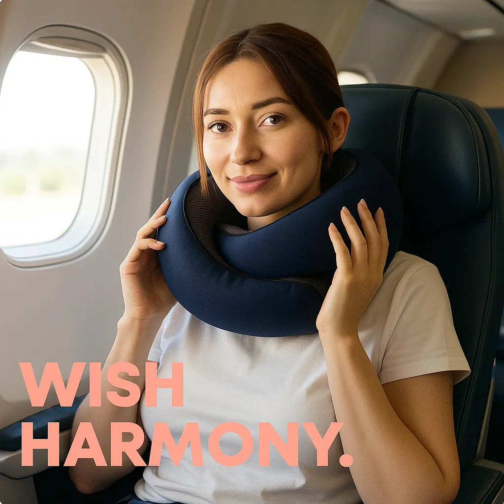 ✈️ CloudRest™ Travel Pillow – Comfort That Follows You Everywhere