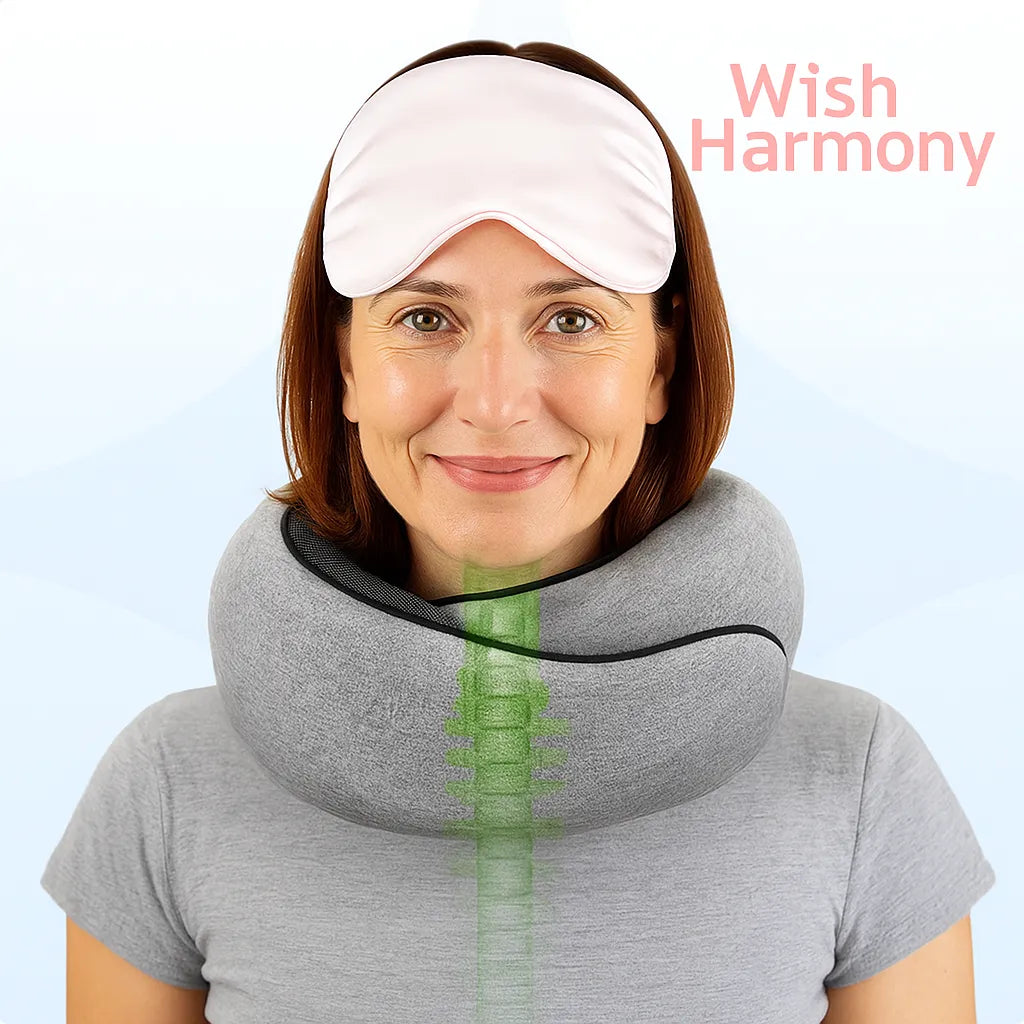 ✈️ CloudRest™ Travel Pillow – Comfort That Follows You Everywhere