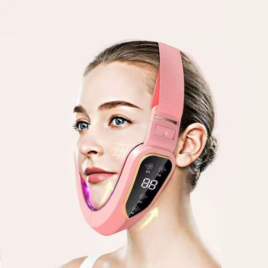 V-Lift LED Facial Massager – Slim, Lift & Glow in One Smart Device
