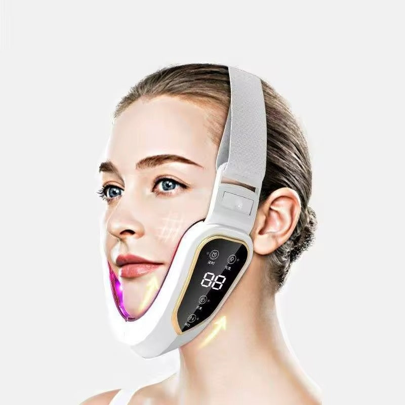 V-Lift LED Facial Massager – Slim, Lift & Glow in One Smart Device